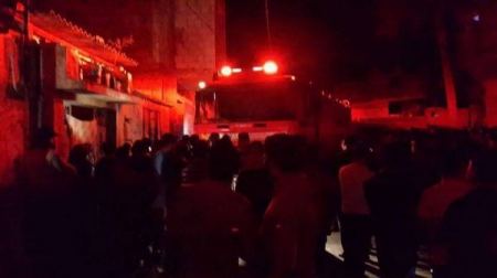 مصرع مواطن سقط من علو وإصابة 6 مواطنين بحريق في غزة