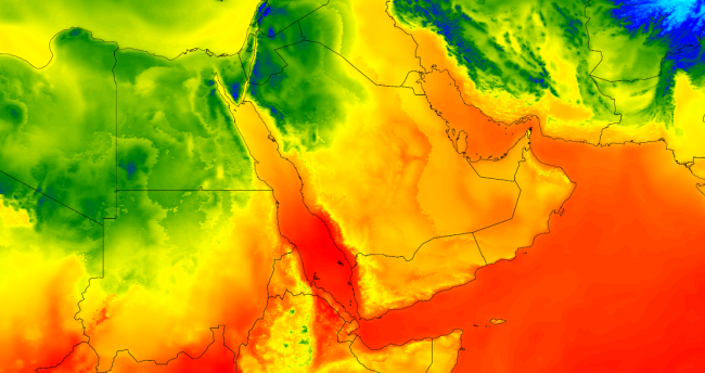 اخر التحديثات على الحالة الجوية..