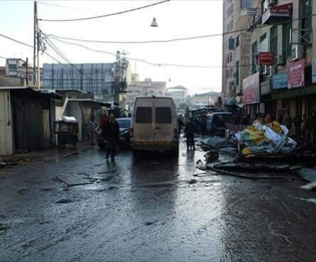 تجار جنين يحتجون على اجراءات بلديتها بإغلاق محالهم