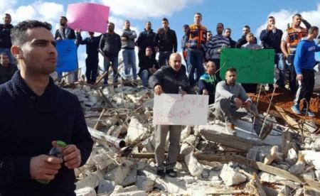 مسيرات داخل أراضي 1948 رفضا لهدم المنازل في النقب وقلنسوة