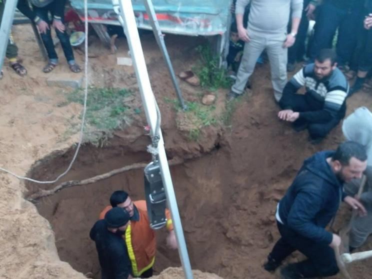 وفاة شاب اثر انهيار بئر مياه 