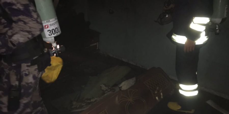  إخماد حريق إندلع بمنزل في قرية بيت قاد شرق جنين