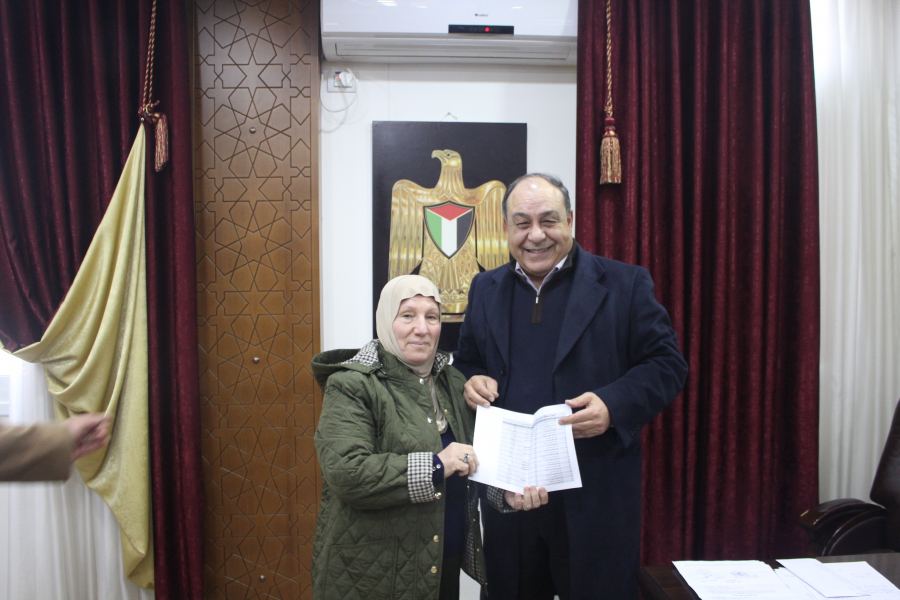 مكرمة رئاسية لعدد من الحالات الإنسانية والمرضية في محافظة جنين