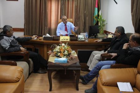  نائب المحافظ يلتقي وفدا من مجلس قروي زبدة بعد استقالة اربعة من الاعضاء