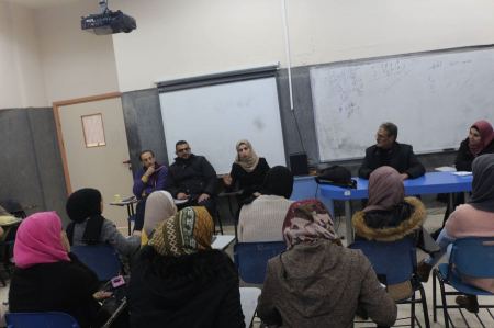  محاضرة تفاعلية لمنتدى "ندى" في الجامعة العربية الأمريكية