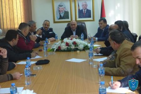 عطوفة اللواء أكرم الرجوب يشيد بأداء الشرطة في جنين