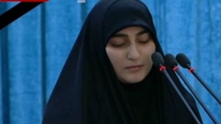 إبنة سليماني توجه رسالة لترامب 