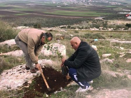 تحت رعاية محافظ جنين ووزير الزراعة زراعة جنين تحتفي بيوم الشجرة