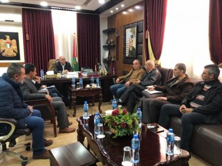  جمعية الحياة البرية في فلسطين تطلع محافظ جنين على تنفيذ مشروع السياحة البطيئة في المحافظة