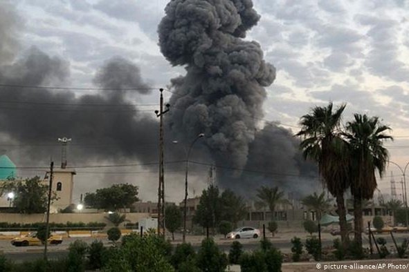 شهيدان أحدهما قياديّ بالحشد الشعبيّ بقصف أميركيّ ببغداد
