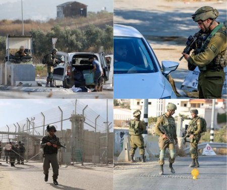 الاحتلال يواصل تشديد إجراءاته على الحواجز العسكرية بمحيط نابلس