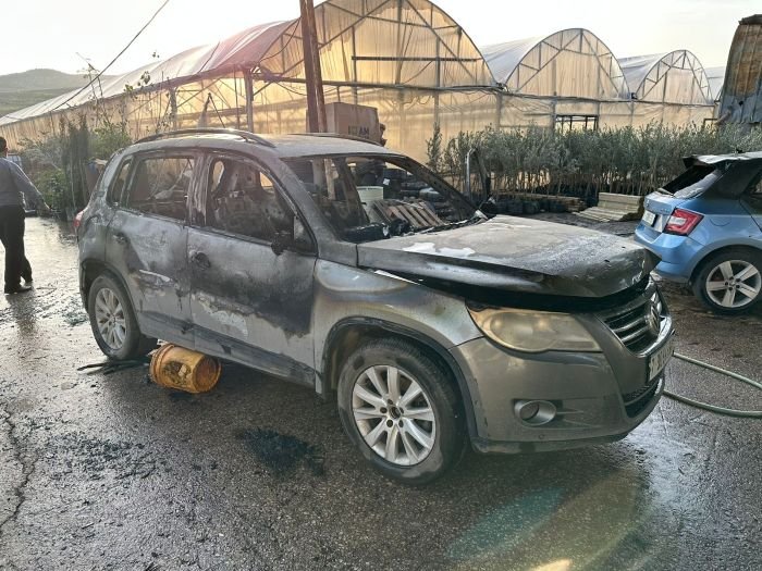 إصابات وإحراق مركبات في هجوم للمستعمرين على مشتل غرب نابلس