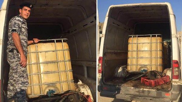 ضبط سولار مهرب في الجيب
