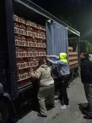ضبط شاحنة دجاج مهربة من اسرائيل