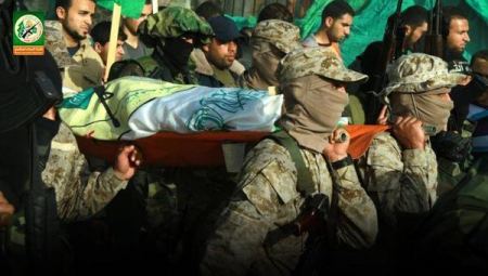 القسام تعلن استشهاد احد عناصرها بانهيار نفق شرق خانيونس
