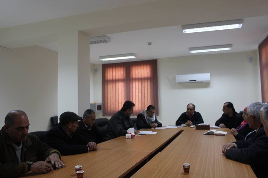 مجلس قروي الجديدة يطلع المحافظ رمضان على عدد من القضايا التنموية