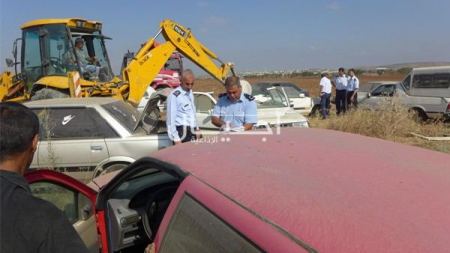 القبض على 5 مطلوبين وضبط 65 مركبة غير قانونية غرب جنين