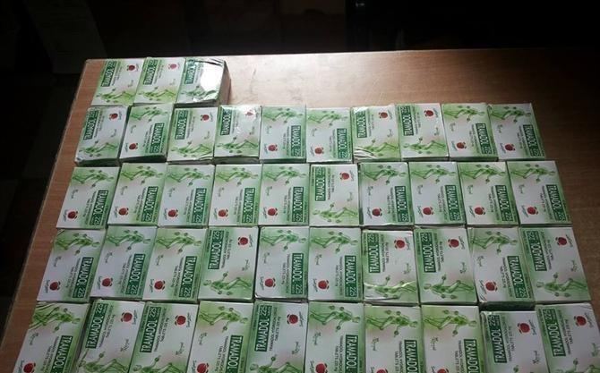 شرطة خانيونس تضبط 100 كرتونة 