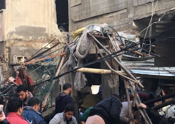 7 قتلى وإصابات بانفجار في غزة