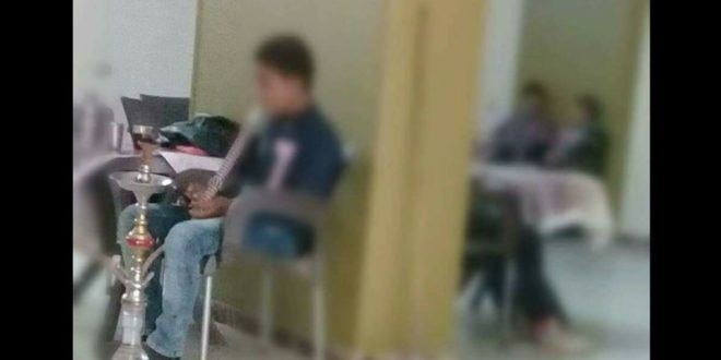 الشرطة تضبط 12طفلا يدخنون “الشيشه ” بمقهى في رام الله