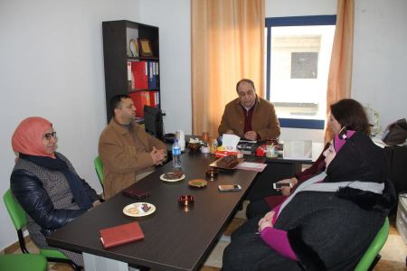  المحافظ رمضان والراشد يتفقدان جمعية كنعانيات للتنمية والدراسات ويبحثان احتياجاتها