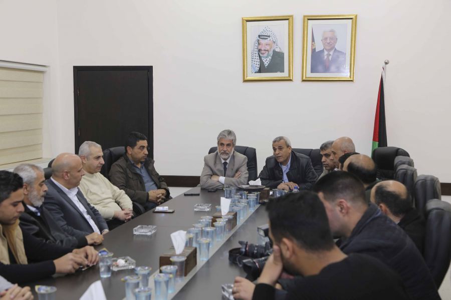 قلقيلية :لقاء للصحفيين وتكريم وكيل وزارة الإعلام والصحفي مازن بغدادي