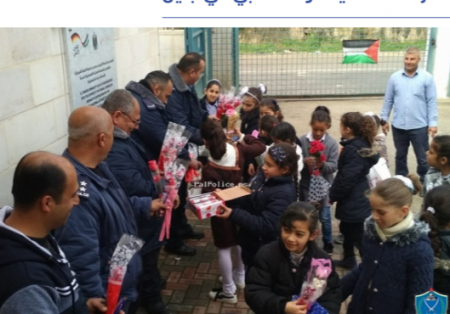 الشرطة تستضيف وفد طلابي في جنين