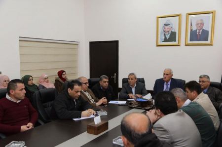 قلقيلية : الفريق الحاج اسماعيل جبر يتفقد المحافظة