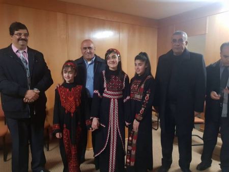 لمحافظ يشارك بافتتاح معرض فلسطين للعلوم والتكنولوجيا 2019 في قباطية