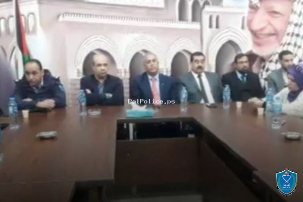 هيئة التوجيه السياسي والوطني تكرم الشرطة في جنين