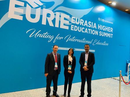 الجامعة العربية الامريكية تشارك في قمة التعليم العالي الاورواسيوية في اسطنبول