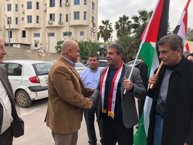 محافظ جنين يؤكد على وحدة الدم الفلسطيني السوري حتى تحقيق النصر