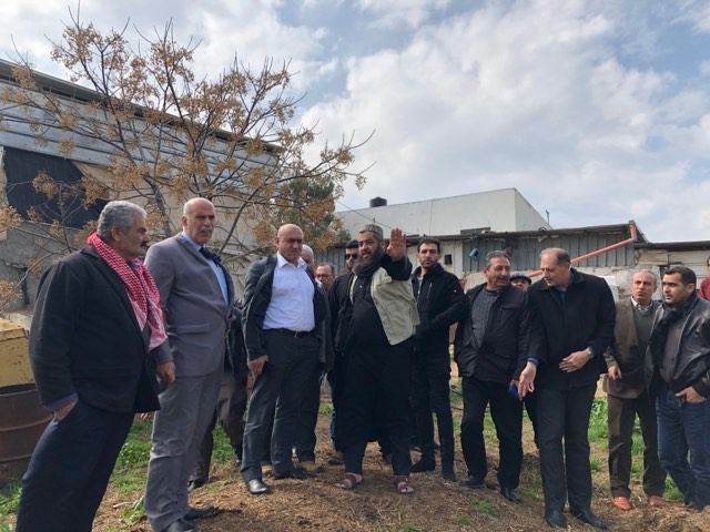 محافظ جنين يرأس اجتماع اللجنة الاقليمية للتخطيط والنباء في قرية أم دار