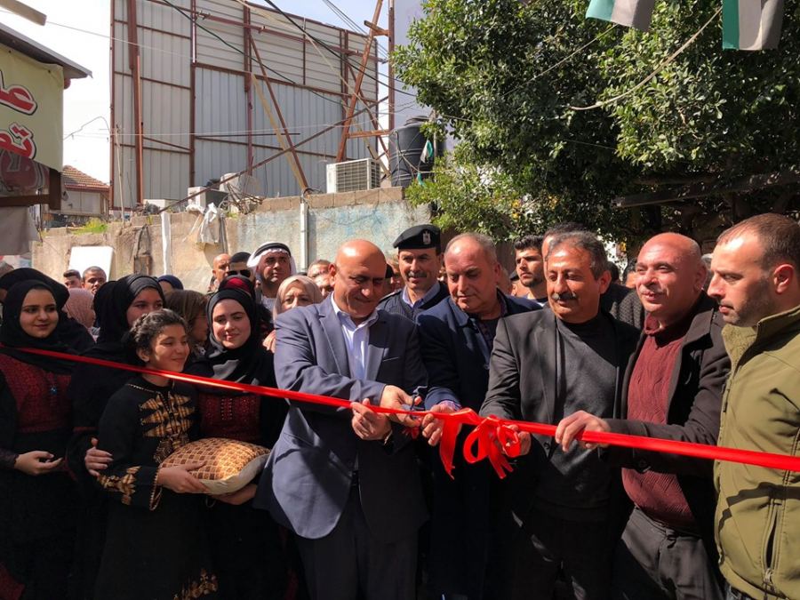 محافظ جنين و رئيس البلدية يفتتحان مهرجان 