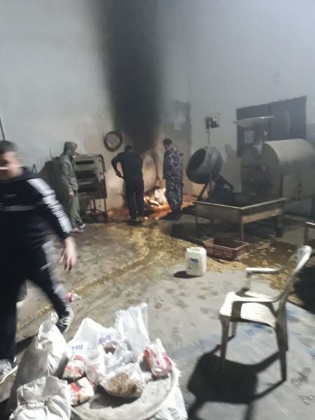 جنين: الدفاع المدني يخمد حريق محمص في سهل مرج بن عامر