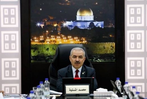 دولة رئيس الوزراء الدكتور محمد اشتيه ، يشيد باداء الشرطة خلال المنخفض الجوي