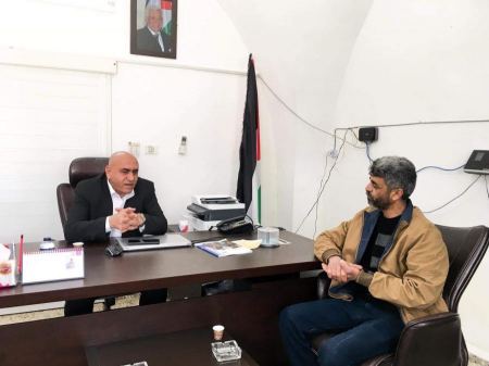 محافظ جنين يلتقي رئيس الجامعة العربية الأمريكية