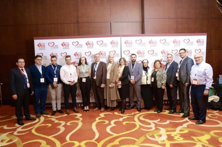 مركز القلب في الجامعة العربية الأمريكية يشارك في منتدى الرعاية الصحية في منطقة الشرق الأوسط وشمال افريقيا بدبي