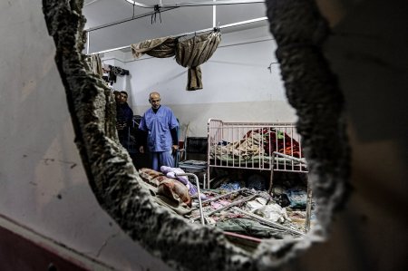 استشهاد ثلاثة مرضى في مجمع ناصر الطبي في خان يونس