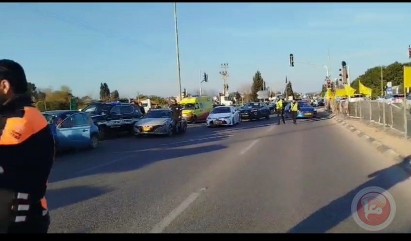 استشهاد المنفذ...عملية دهس في برديس حنا قرب حيفا توقع 10 جرحى