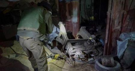 الاحتلال يدمر محل خراطة في جماعين بنابلس