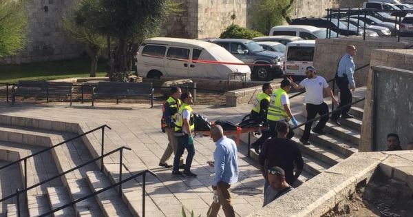 استشهاد سيدة في باب العامود بالقدس