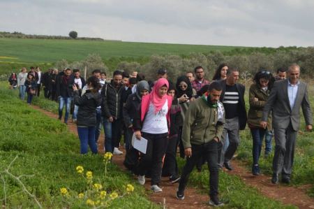 جولة بيئية للمعسكر الشبابي “اعرف وطنك” شرق جنين
