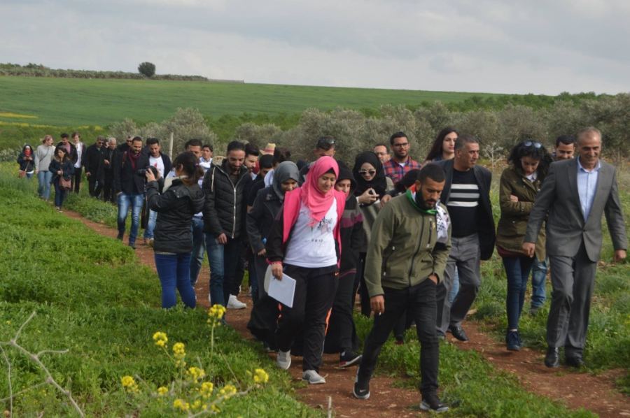 جولة بيئية للمعسكر الشبابي “اعرف وطنك” شرق جنين