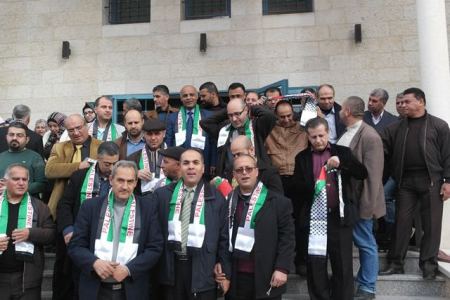 انطلاق فعالية رفع العلم بعنوان ( علمنا غالي ) في قباطية جنوب جنين