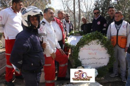 إحياء ذكرى استشهاد الطبيب خليل سليمان مدير إسعاف الهلال في جنين