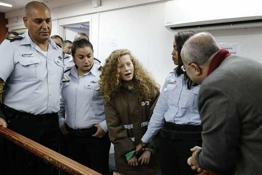 صدور الحكم على الطفلة عهد التميمي 