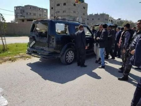 تنديد عربي ودلي باستهداف موكب الحمد الله في غزة