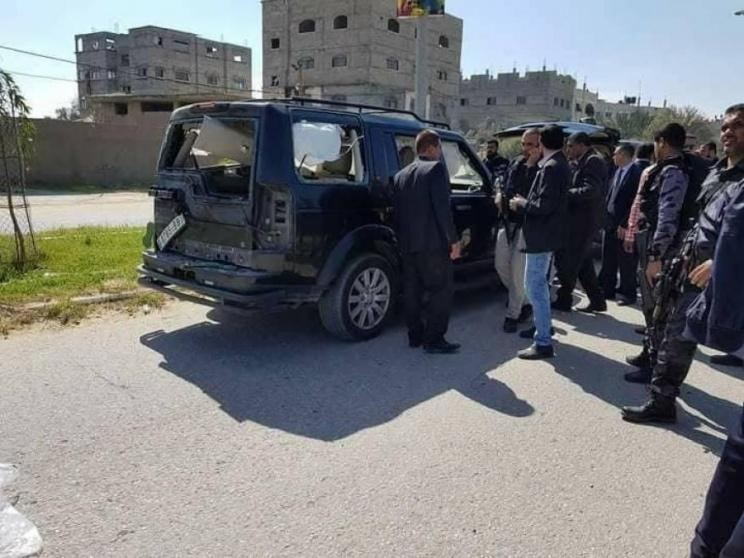 تنديد عربي ودلي باستهداف موكب الحمد الله في غزة