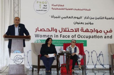  خلال مؤتمر نظمة قطاع المرأة في الشبكة: المطالبة بتكثيف الجهود من اجل انهاء الانقسام ورفع الصحار وتوفير مقومات الصمود و توفير الدعم الكافي وطويل الأمد لقطاع المرأة